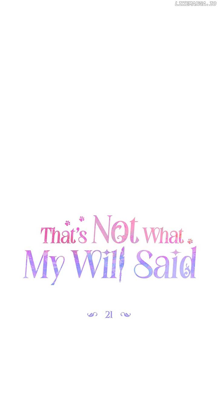 That’s Not What My Will Said Chapter 21 475 027