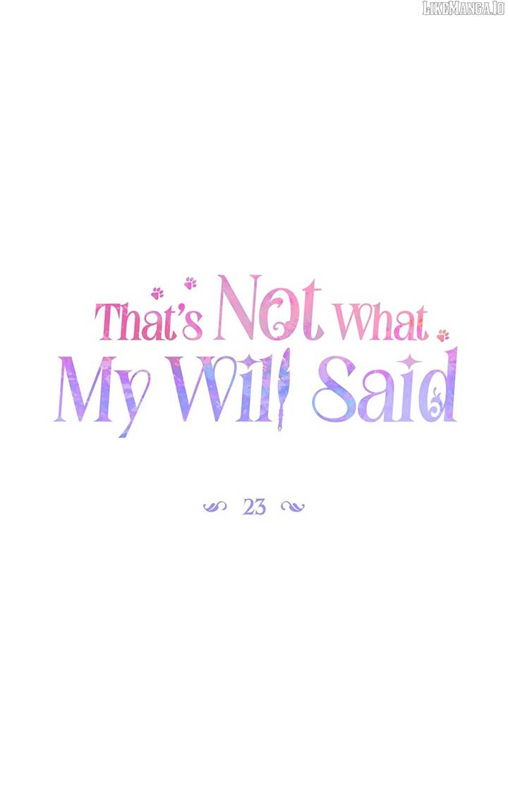 That’s Not What My Will Said Chapter 23 458 016