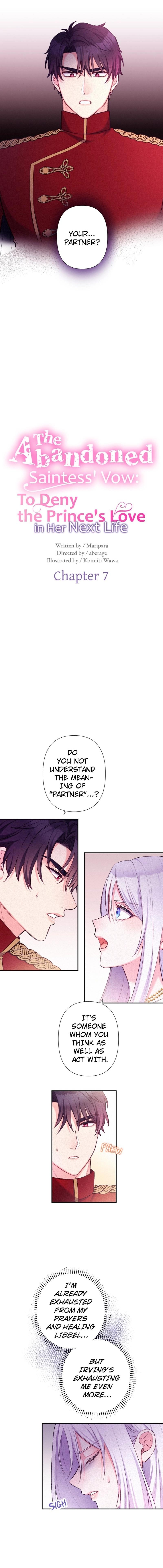 The Abandoned Saintess’s Vow: To Deny the Prince’s Love in Her Next Life Chapter 7 50 01