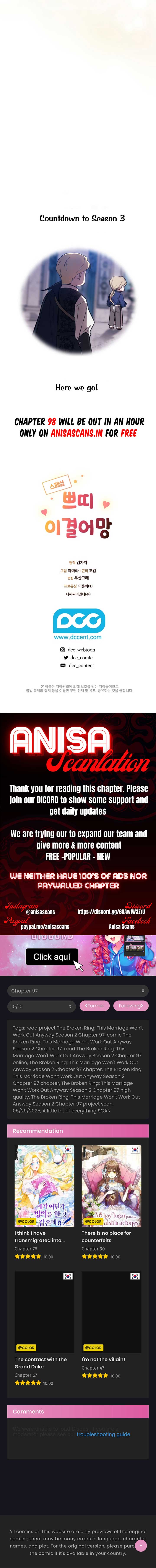 The Broken Ring: This Marriage Will Fail Anyway Chapter 97 15 ch 97 2