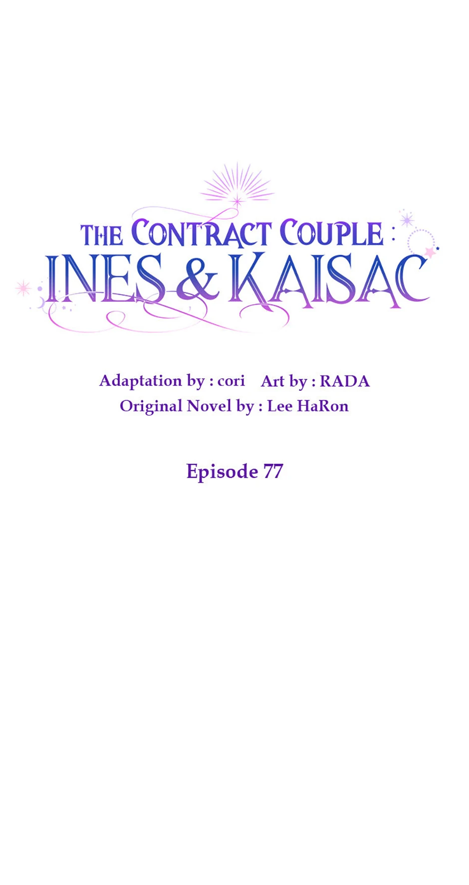 The Contract Couple: Ines & Kaisac Chapter 77 329 ch 77 64