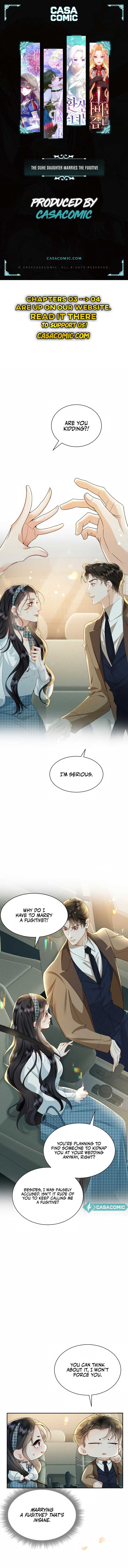 The Duke’s Daughter’s Flash Marriage with a Fugitive Chapter 3 38 01