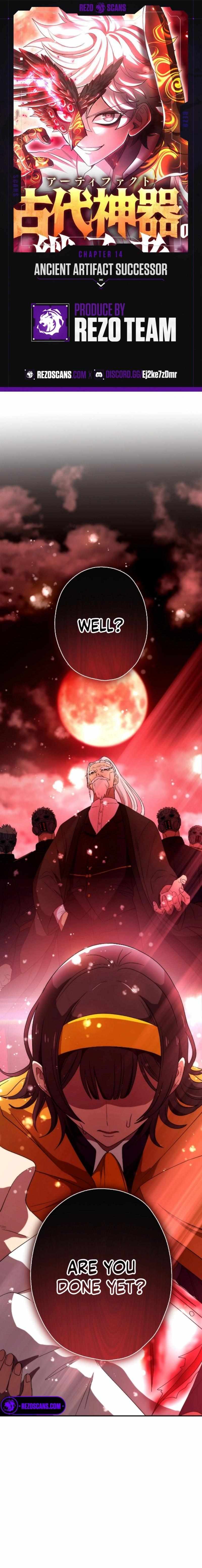 The Heir of the Ancient Artifact Chapter 14 38 0