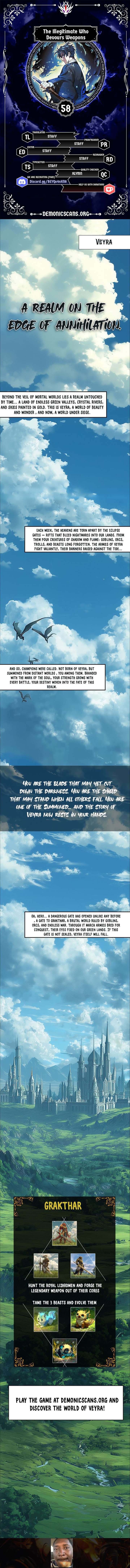 The Illegitimate Who Devours Weapons Chapter 58 56 0