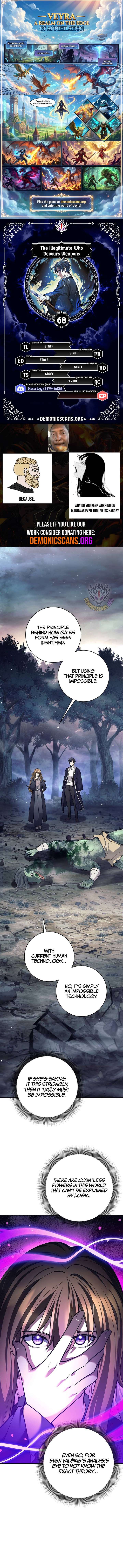 The Illegitimate Who Devours Weapons Chapter 68 50 0