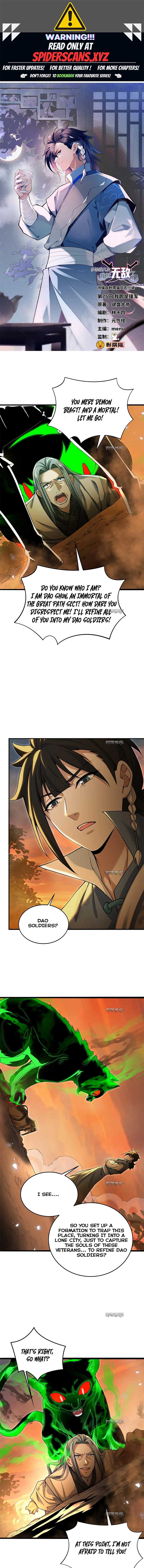 The more I die, the more invincible I become. Chapter 75 44 01