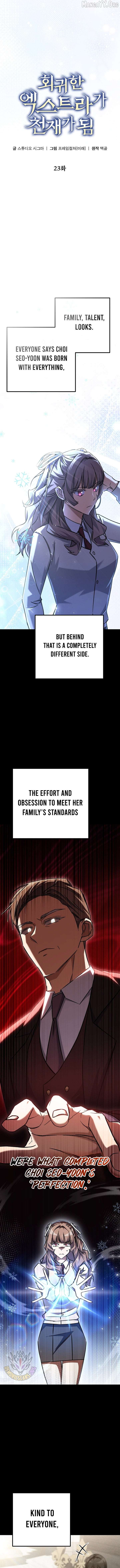 The Regressed Extra Becomes a Genius Chapter 23 70 03