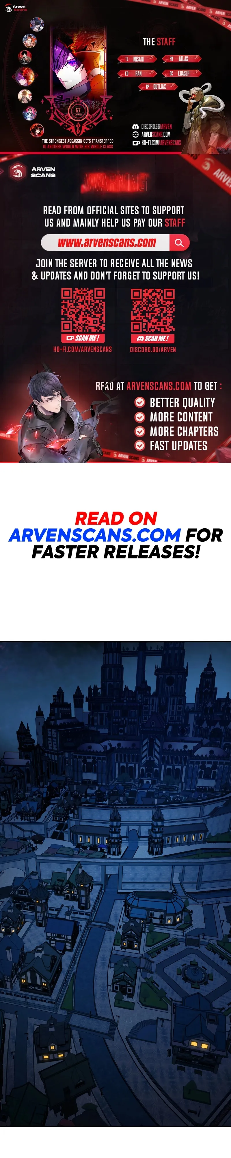 The strongest assassin gets transferred to another world with his whole class Chapter 67 128 1