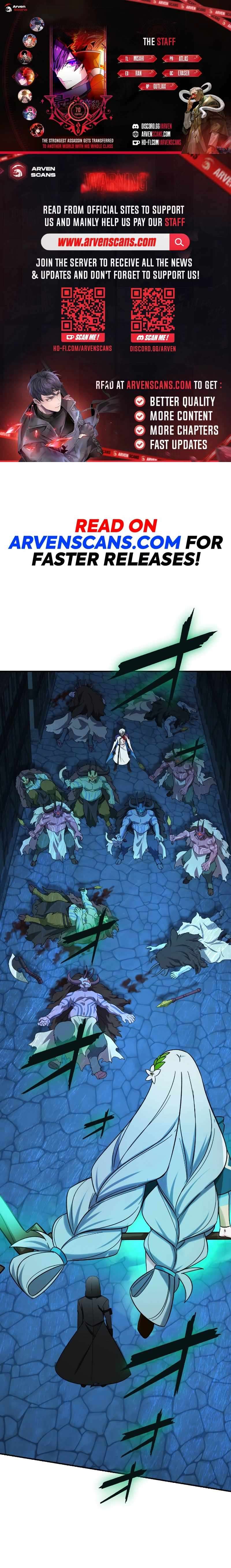 The strongest assassin gets transferred to another world with his whole class Chapter 70 86 1