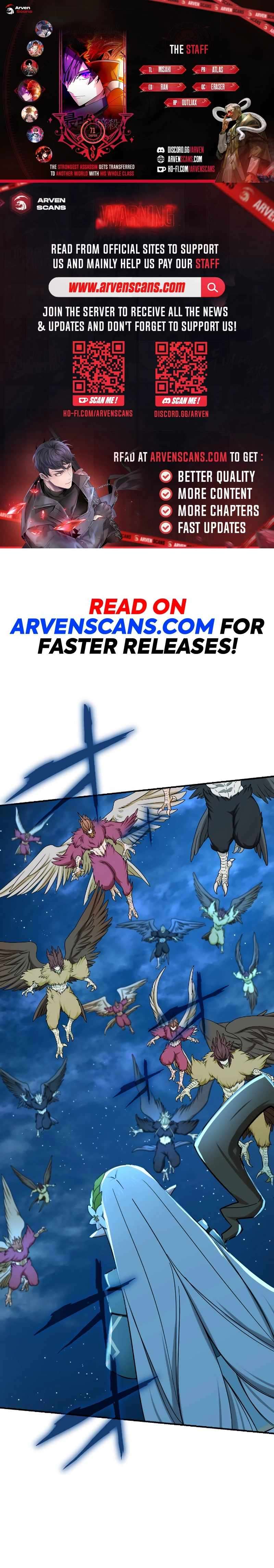 The strongest assassin gets transferred to another world with his whole class Chapter 71 77 1
