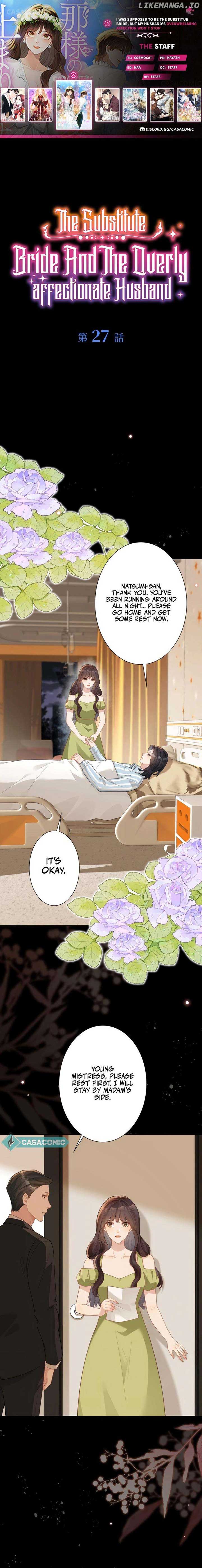 The Substitute Bride And The Overly affectionate Husband Chapter 27 56 01