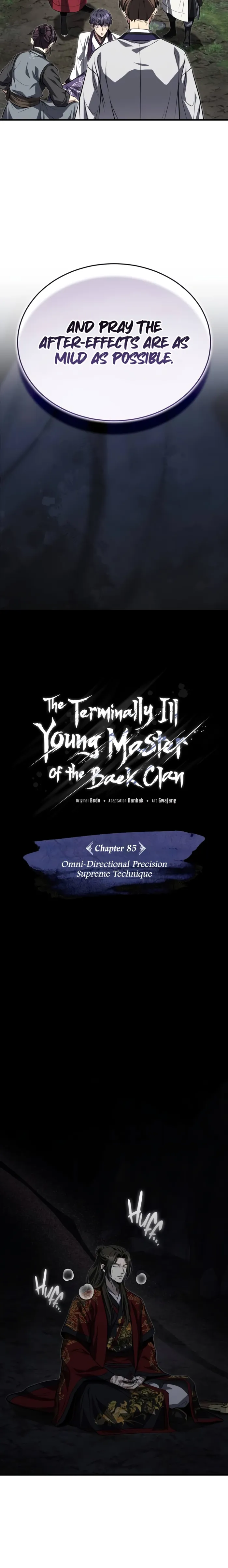 The Terminally Ill Young Master of the Baek Clan Chapter 85 84 14