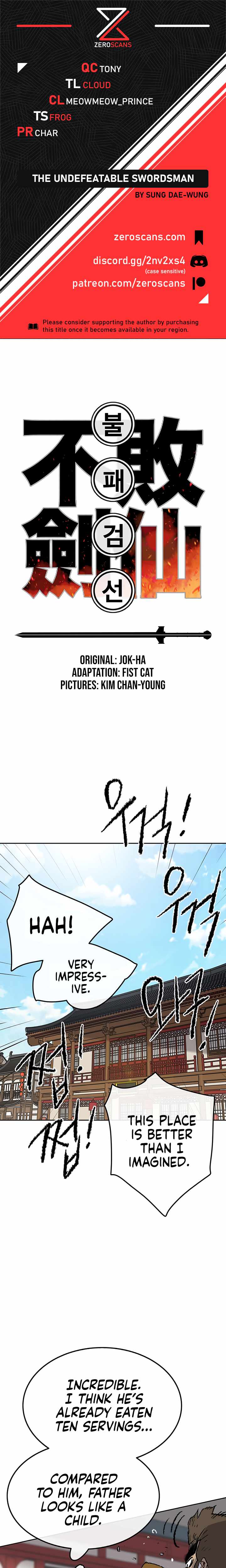 The Undefeatable Swordsman Chapter 53 80 0