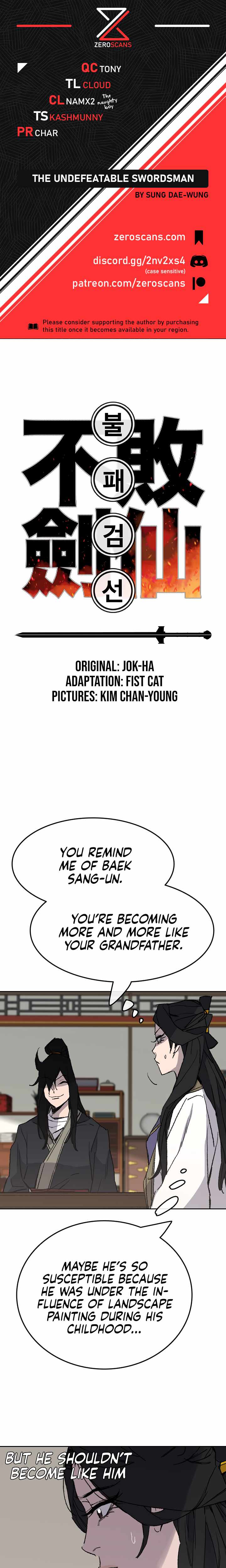 The Undefeatable Swordsman Chapter 54 83 0