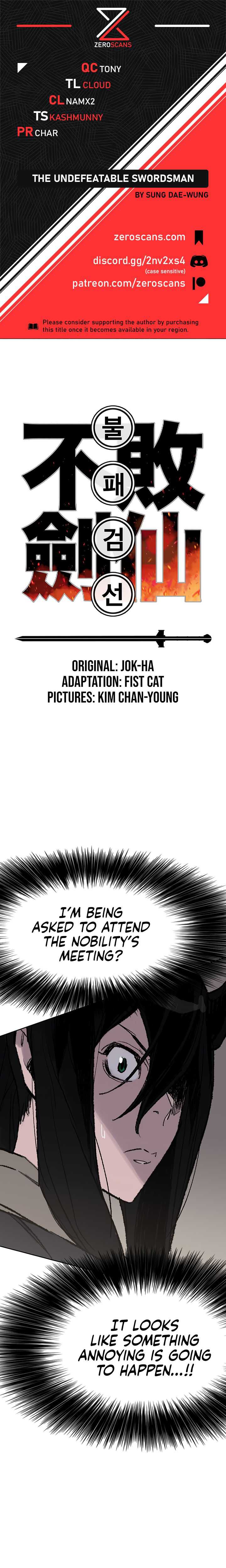 The Undefeatable Swordsman Chapter 58 89 0