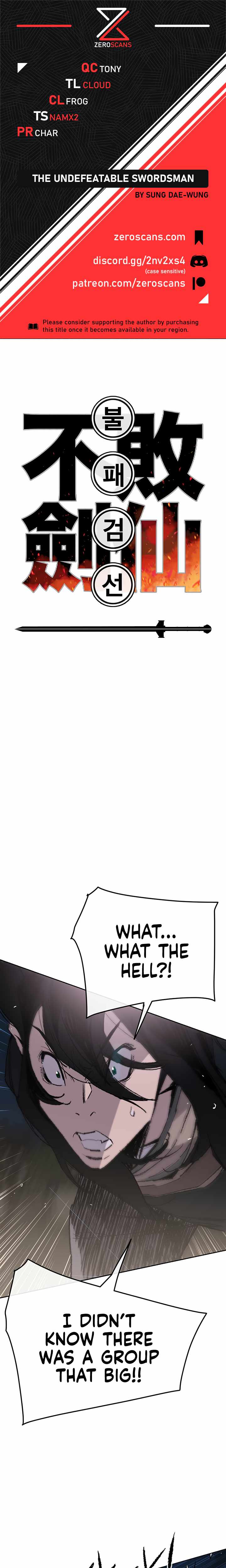 The Undefeatable Swordsman Chapter 61 74 0