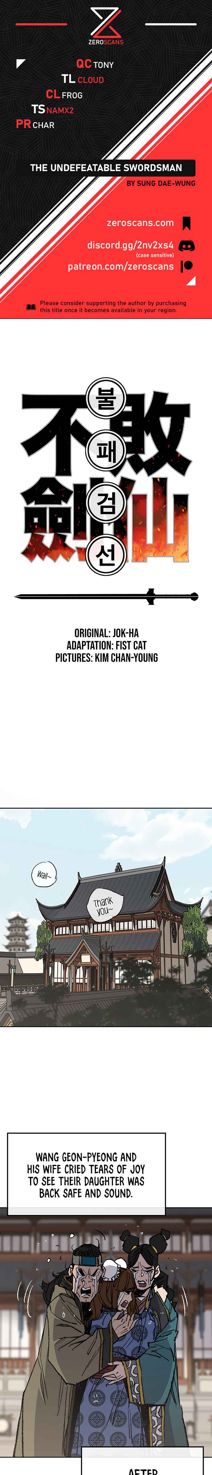 The Undefeatable Swordsman Chapter 62 92 0