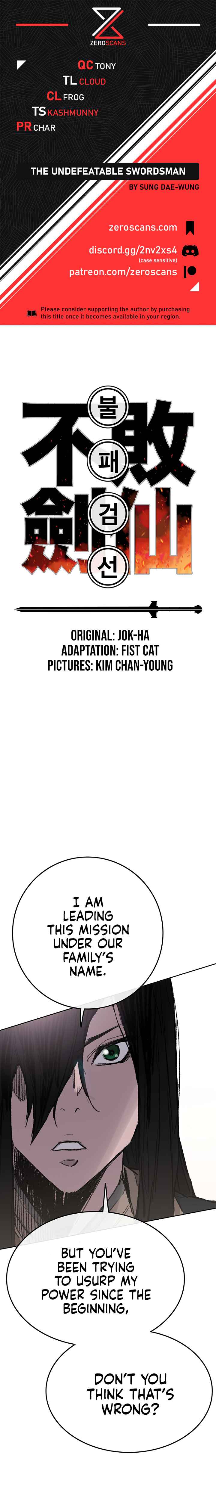 The Undefeatable Swordsman Chapter 63 74 0