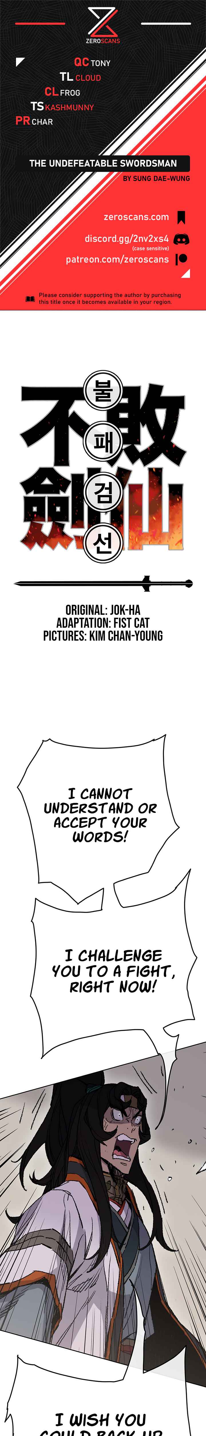 The Undefeatable Swordsman Chapter 65 83 0