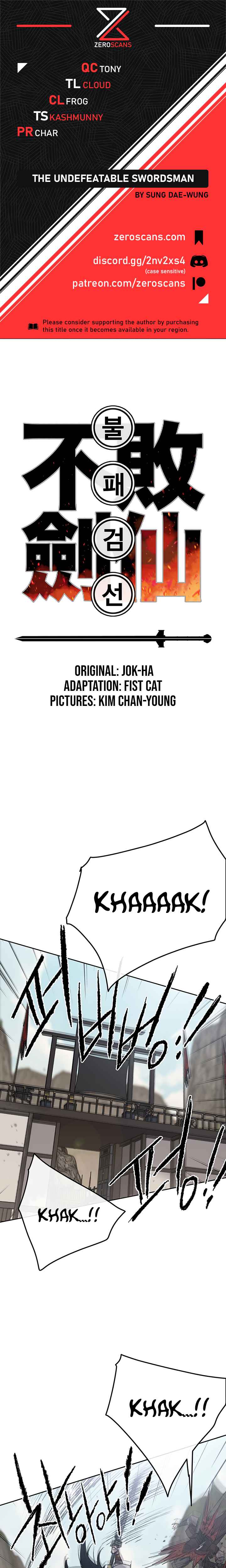 The Undefeatable Swordsman Chapter 68 86 0