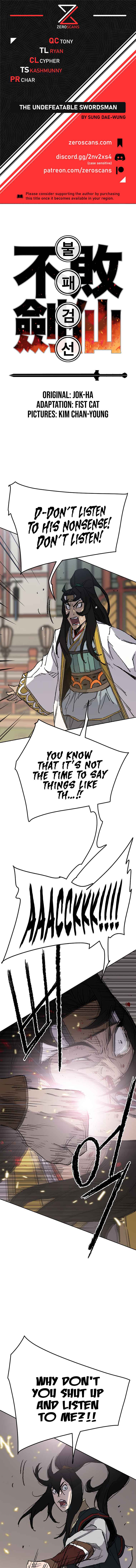 The Undefeatable Swordsman Chapter 79 71 0