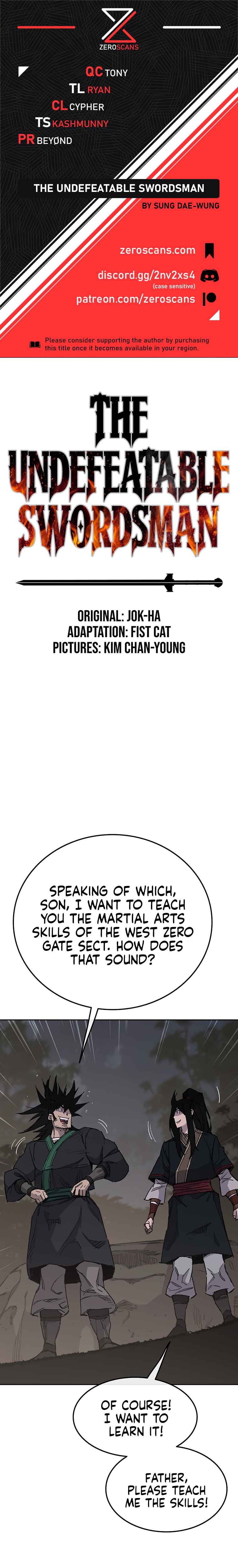 The Undefeatable Swordsman Chapter 86 110 0