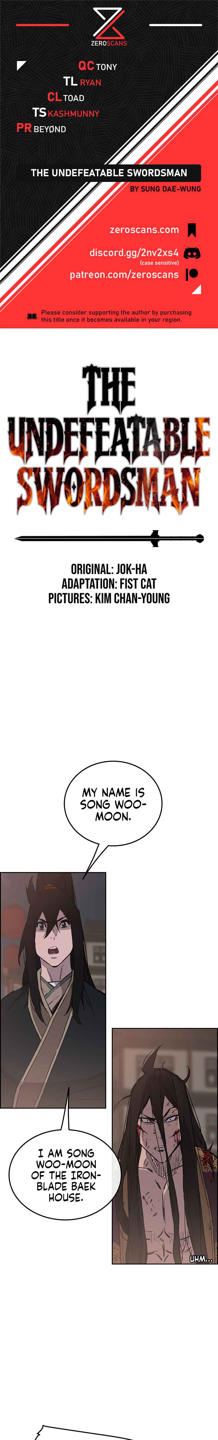 The Undefeatable Swordsman Chapter 88 116 0