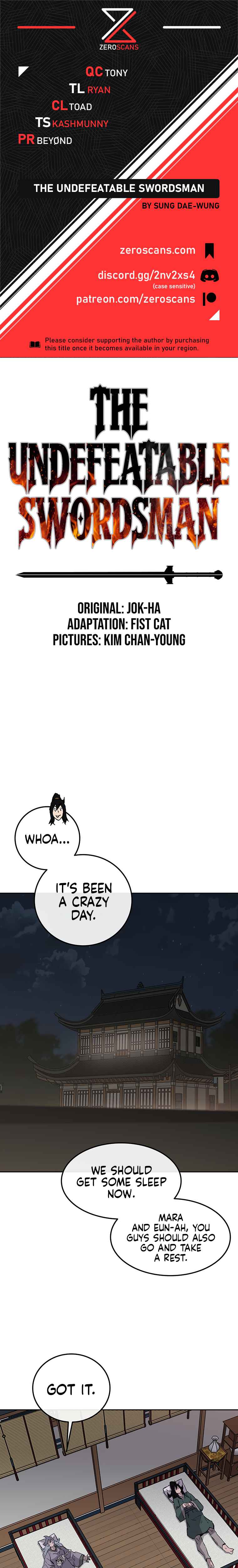 The Undefeatable Swordsman Chapter 91 110 0