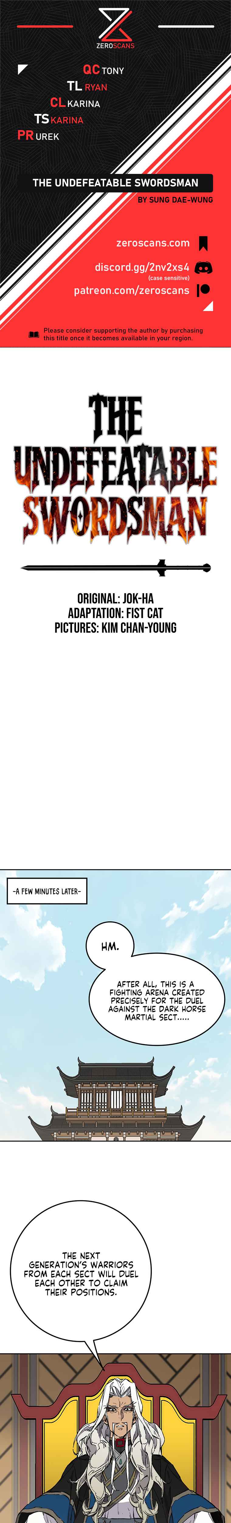 The Undefeatable Swordsman Chapter 95 89 0