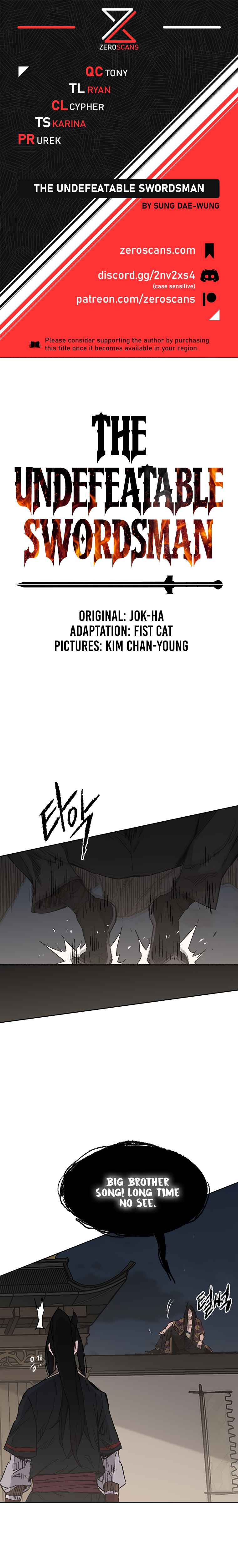 The Undefeatable Swordsman Chapter 97 86 0