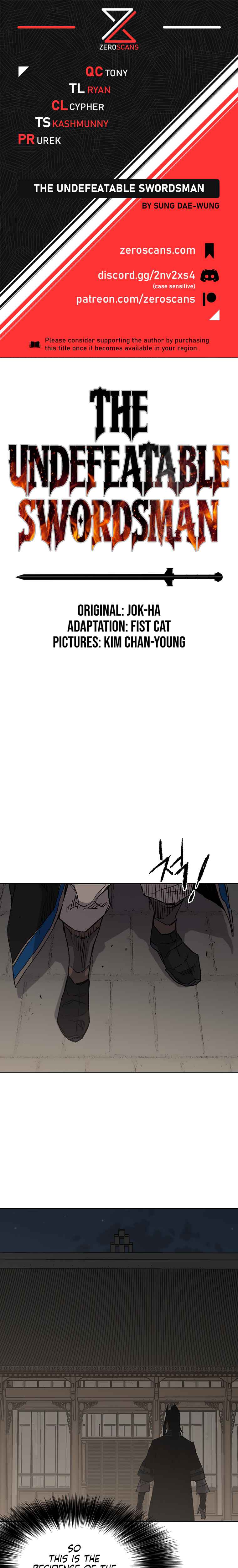 The Undefeatable Swordsman Chapter 99 89 0