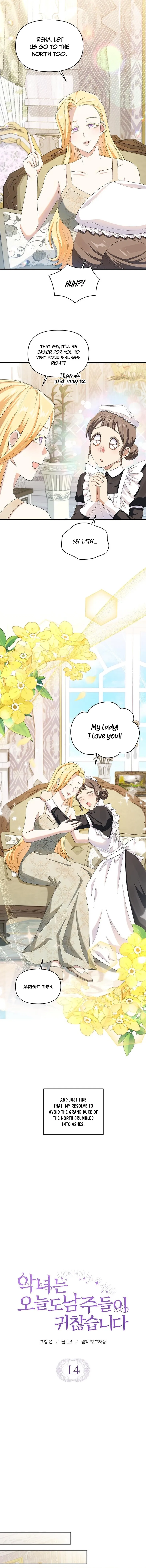 The Villainess is Bothered by the Male Leads Again Today Chapter 14 58 ch 14 6