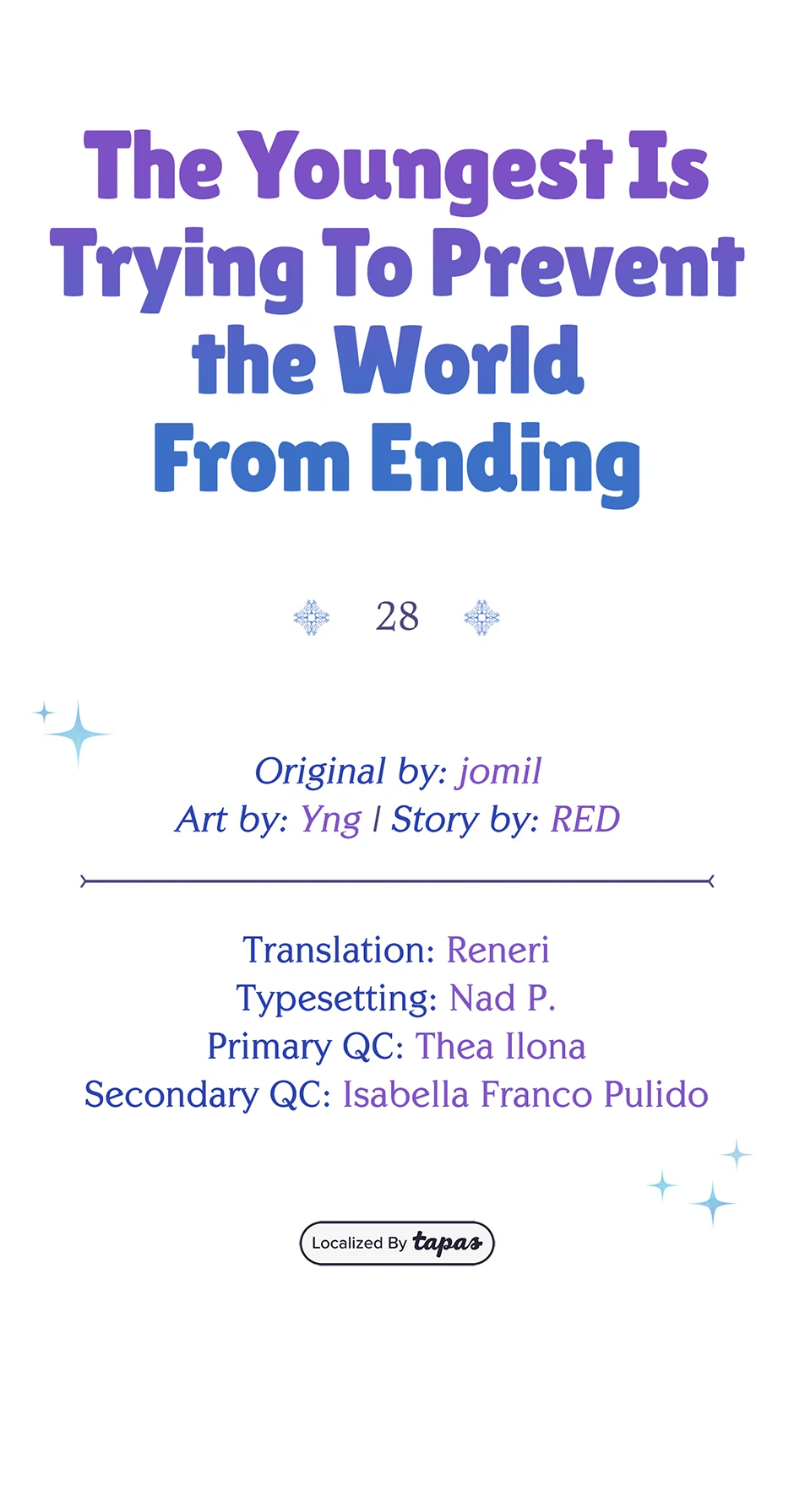 The Youngest Child of the Family Is Preventing the World From Ending Chapter 28 273 ch 28 14