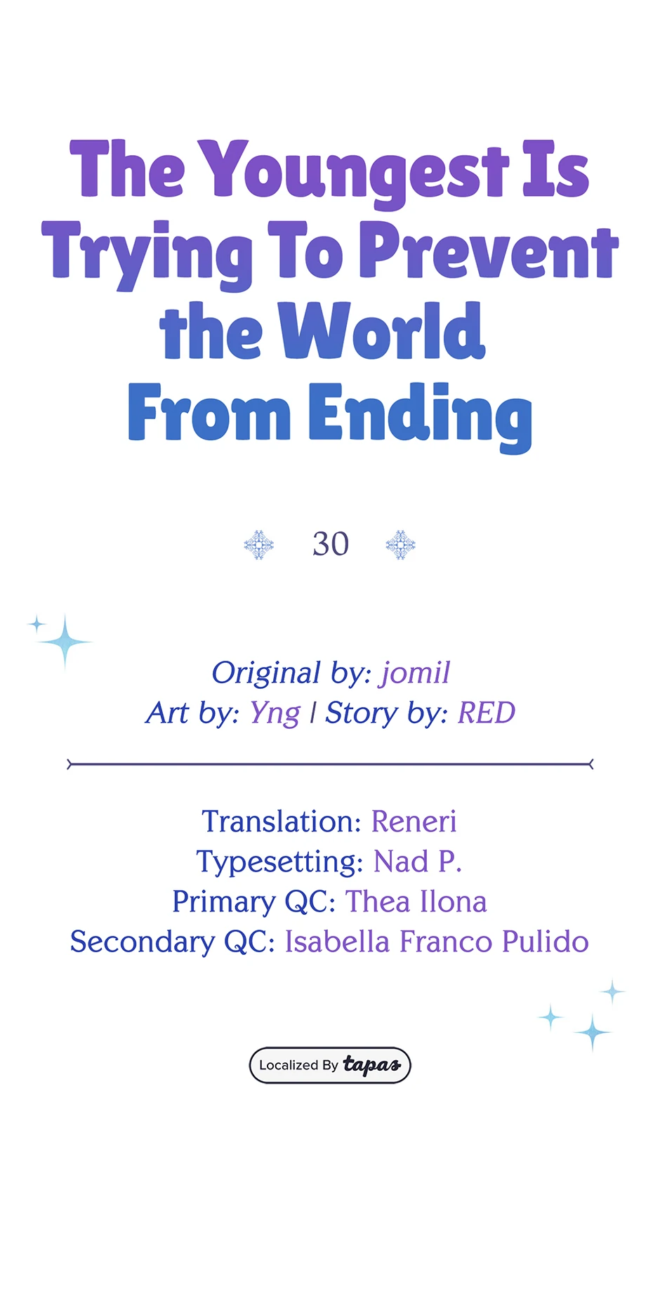 The Youngest Child of the Family Is Preventing the World From Ending Chapter 30 321 ch 30 8