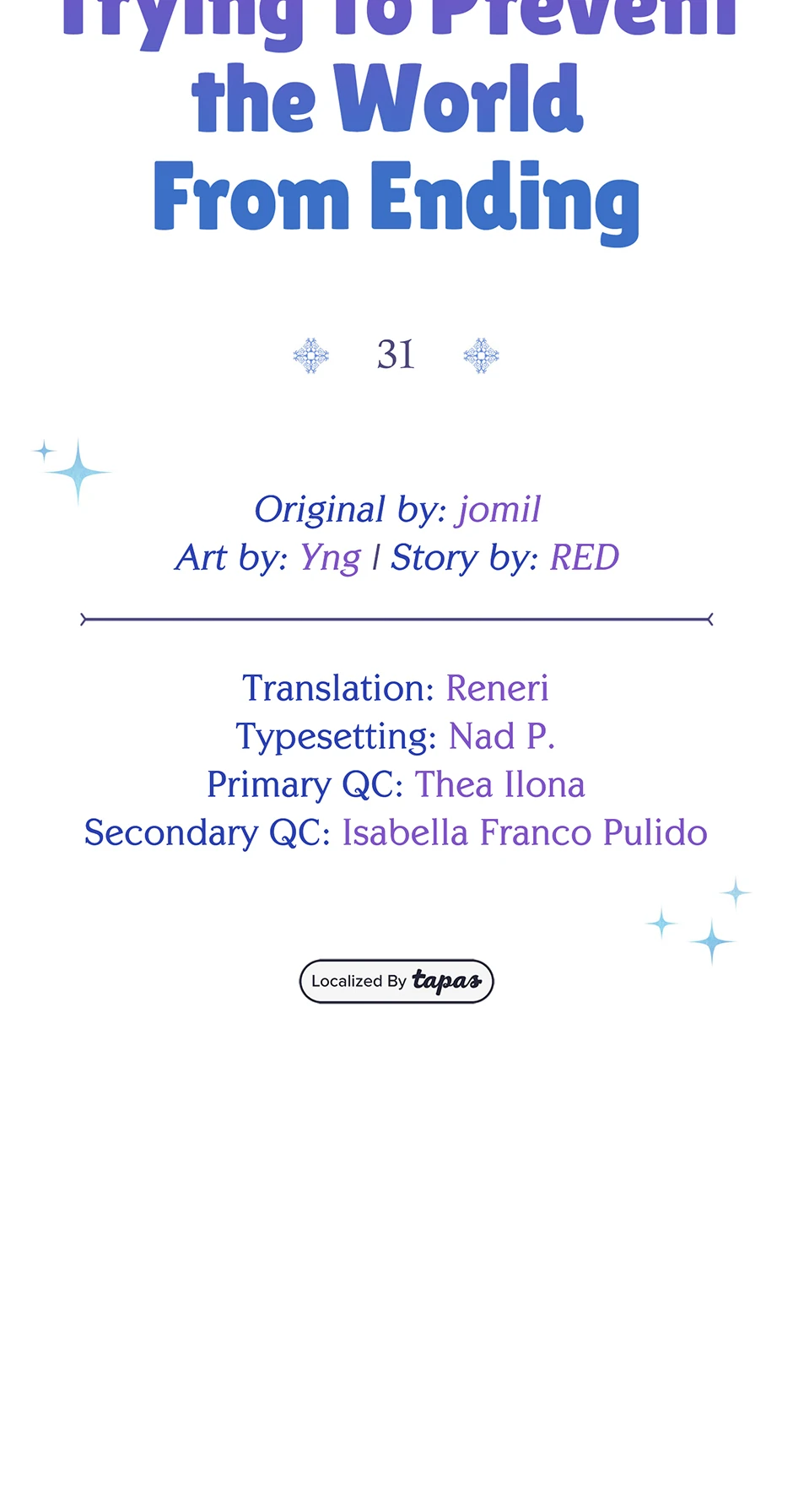 The Youngest Child of the Family Is Preventing the World From Ending Chapter 31 355 ch 31 15