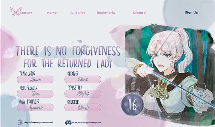 There is no forgiveness from the regressed lady Chapter 16 433 105