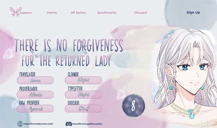 There is no forgiveness from the regressed lady Chapter 8 404 001