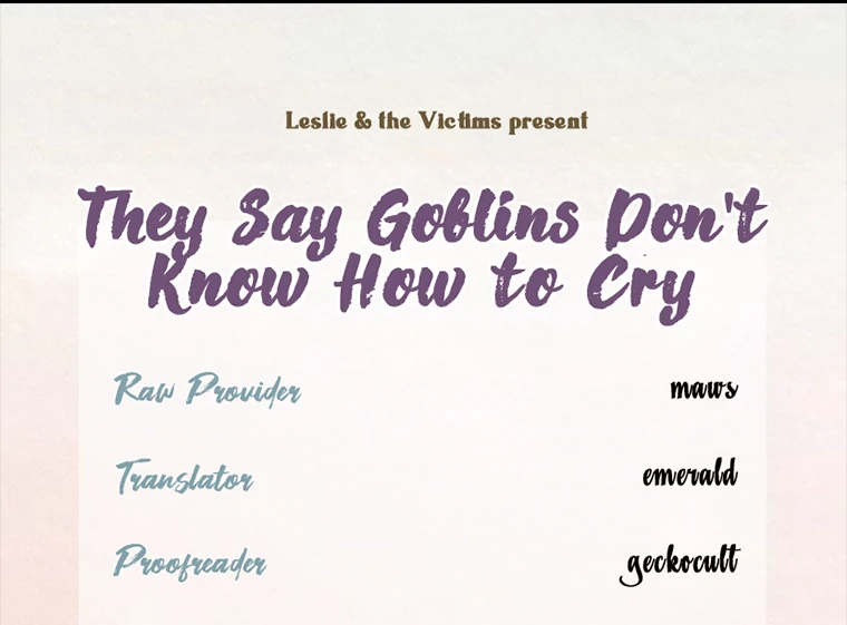 They Say Goblins Don’t Know How to Cry Chapter 15 434 ch 15 106