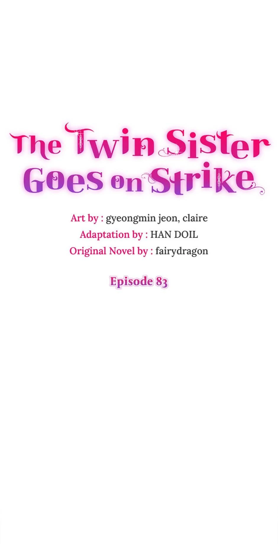 Twin Sister’s Strike Declaration Chapter 83 257 ch 83 1