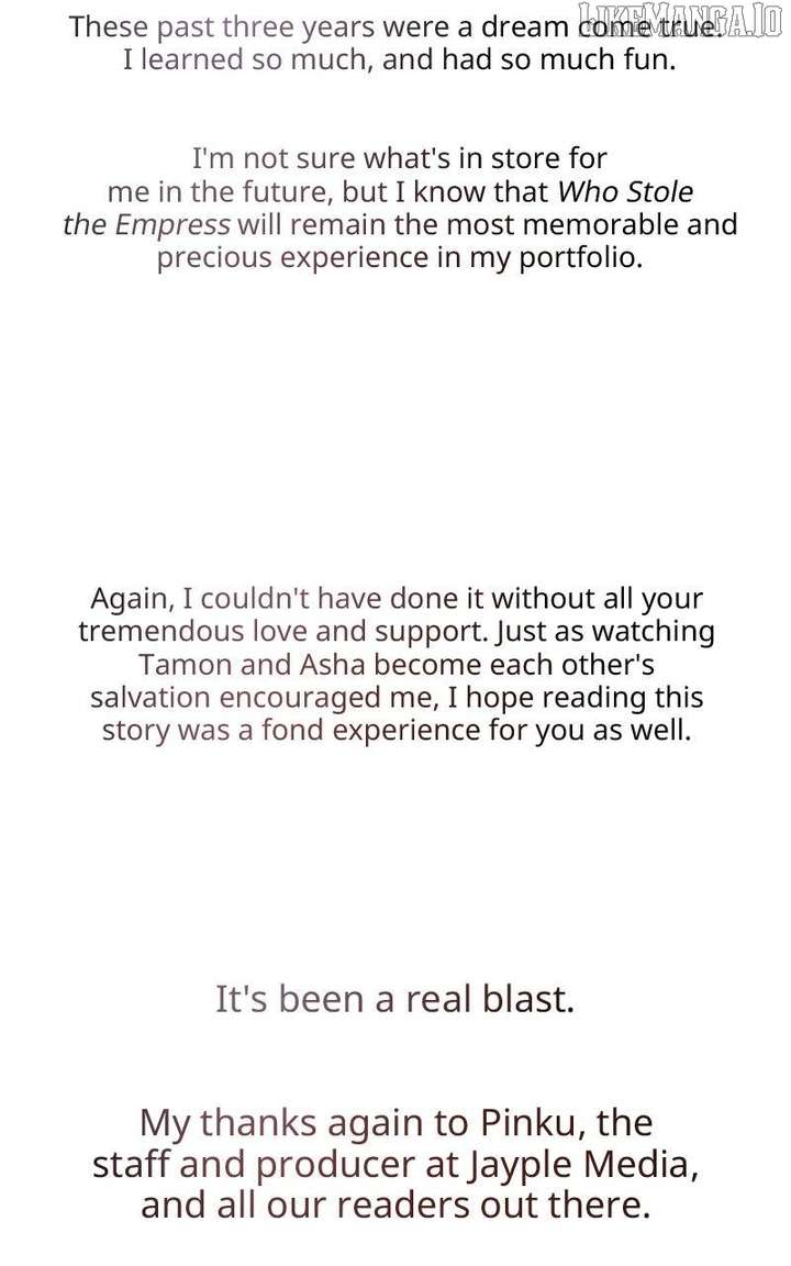 Who Kidnapped the Empress? Chapter 102.5 33 5